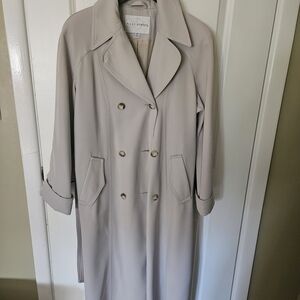 Fleet Street Light Grey Trench Coat